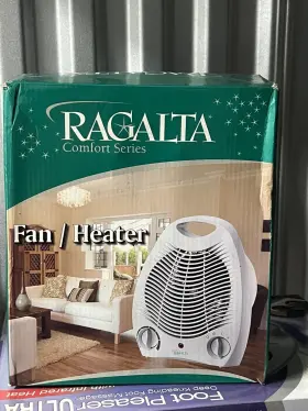 Rfh-600 Ragalta Comfort Series Portable Fan Heater White 2 Heat Settings