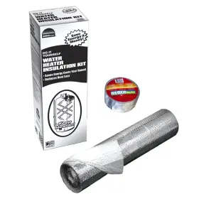 3016 Reach Barrier 785577135255 Single Reflective Air Water Heater Insulation Kit Easy Assembly Bubble