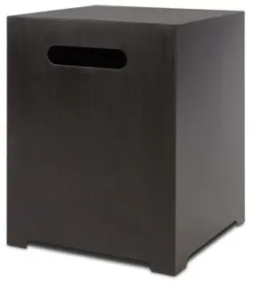 T0025-sw4 Real Flame T0025 Lanesboro 15 Inch W 20 Lb. Liquid Propane Tank Cover - Grey