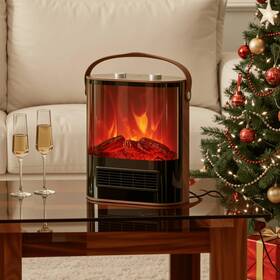 Realsmart Wtfp1908np Mini Portable Electric Fireplace Heaters 1500w Space Heater