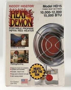 Reddy Heater Chd12b Heat Demon Portable Propane 8 000 - 12 Btu