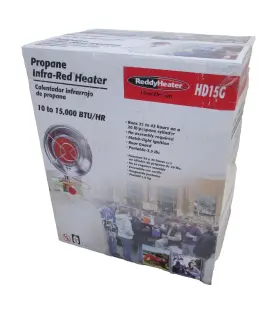 Hd15g Reddy Heater Propane Tank Top Infra-red Model Heat Demon