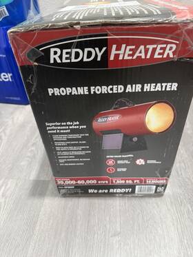 Reddy Heater Rfg60v 60 000 Btu Forced Air Propane Csa Certified Heats Up To 1 500 Sq Ft Are