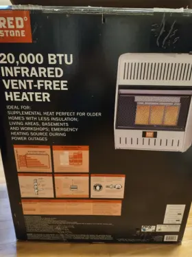 Md200tba-r Redstone Red Stone 20000 Btu Supplemental Infrared Vent Free Heater