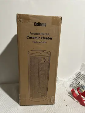Ach020 Rellorus Portable Electric Ceramic Heater Modle New/open Box/tested