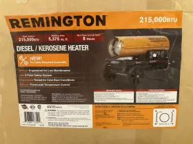 Rem-215t-kfa-o Remington 657888177500 215 000 Btu Kerosene Forced Air Heater New In Box
