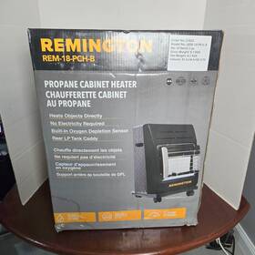 Remington Rem-18-pch-b 18 000 Btu Portable Propane Cabinet Heater