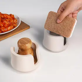 Holder1 Ridgid Diatomite Quick Dry Stone Sponge Holder For Kitchen Sink Counter Absorbent