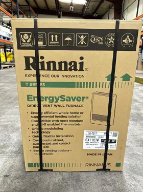 Ex11ctp Rinnai 11000 Btu Direct Vent Wall Furnace In Beige Propane