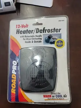 Rpat-858 Roadpro 12v Heater And Defroater With Swing-out Handle