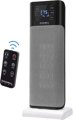 Rhth18001 Rosewill Nwt 23 Inch Electric Tower Ceramic Portable Oscillating Heater W Thermostat