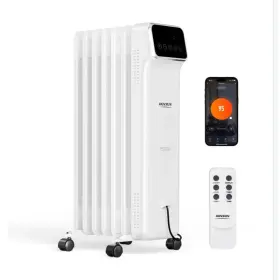 Nsc-150-7a2r Rovsun Zokop Oil Filled Radiator Heater 1500w Space Heat Up To 200 Sq.ft White