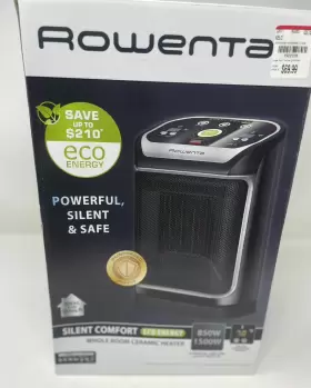 1830006472 Rowenta So9276 Silent Comfort Electronic Ceramic Heater With Eco-mode