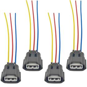 Rtyper 6189-0779 4pcs Ignition Coil Wiring Harness Connectors Replacement For Nissan Al