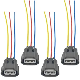 6189-0779 Rtyper 4pcs Ignition Coil Wiring Harness Connectors Replacement For Nissan Al