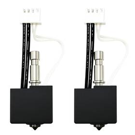 Rugoospink 0.4/0.8mm 2pcs 0.4mm 0.8mm Hardened Hotend For Kobra S1 Combo Hot End Extruder