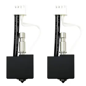Rugoospink 0.4/0.8mm 2pcs 0.4mm 0.8mm Hardened Hotend For Kobra S1 Combo Hot End Extruder