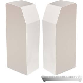 Samorillo Endcap101 End Caps For Baseboard Heaters - 2 Pack Fits Most Standard Models