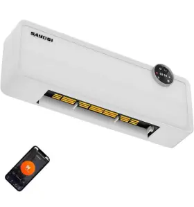 Wte-9bl Saydsi Wall Heater Indoor Electric Space For Bedroom Office 1300 Sq Ft Coverage