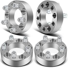 Scitoo 070746-536 4pcs 5x4.5 Wheel Spacers 1.5 Inch Spacer Adapters With 1/2 Studs