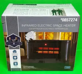 1224hi13243 Scott Living Intertek - 0857274 Infrared Electric Space Heater New