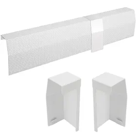 Sdsnte-071303 Sdsnte 5ft Steel Easy Slip-on Baseboard Heater Cover With End Caps For Bathroom And Hy