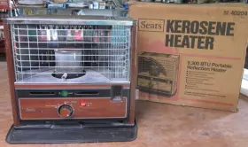 40204 Sears Older Kerosene Heater In Original Box 9 300 Btu Made Japan