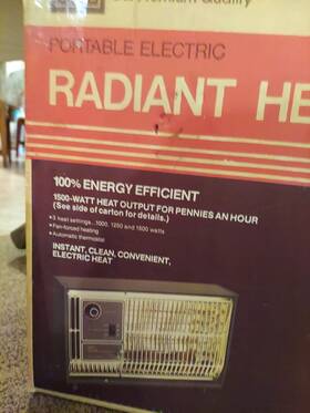 Sears 427139 1000 1250 And 1500 Watt Electric Radiant Heater Model