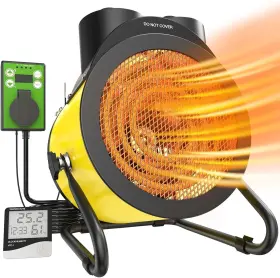 1500w Seeyang B2741 Greenhouse Heater Fan With Digital Thermostat Quick Heating For Grow Tent