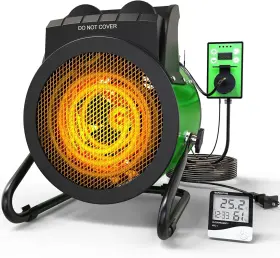 1500w Seeyang Ptc02 Greenhouse Heater With Thermostat Outdoor Fast Heating