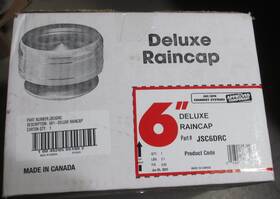 Selkirk Jsc6drc 6 Inch Deluxe Raincap Models Sc/spr Stainless Steel Chimney Part