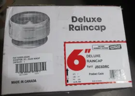 Jsc6drc Selkirk 6 Inch Deluxe Raincap Models Sc/spr Stainless Steel Chimney Part