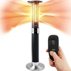 Sloht44 Serenelife Infrared Patio Heater 1500w Electric With Remote Control Ip24