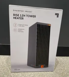 Eh1-0178-06 Sharper Image Rise 12h Tower Space Heater New