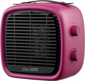 700w Sheeraire 790926611298 700w/1200w Ceramic Heater Charm-pink Small Efficiency Energy Electric