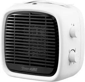 700w Sheeraire 8666 700w/1200w Basics Ceramic Heater Space Heaters For Indoor Use White