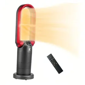 1500w Shenzhen Senhai Power Tech. Co. Ltd Ab01h Oceanloong Space Heater And Bladeless Fan For Bedroom Ceramic Red