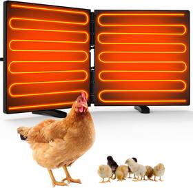 Shenzhenshi Hongmingkejiyouxiangongsi Js-28 Foldable Chicken Coop Heater For Winter 240w Large Size Waterproof Heat