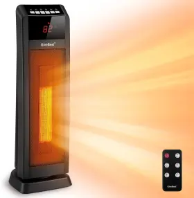 Shilian 445019226233 Givebest Space Heater For Large Room 24 Inch Ceramic Tower With Remote Cont