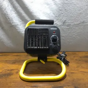 Fw449-15 Shinic Compact Shop Heater 1500w Electric Portable Fan Thermostat Garage