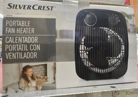 Silvercrest 335815034237 Fan Heater 750w/2000w Portable 5.9ft