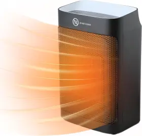 Ptc-209b Simple Deluxe Ceramic Space Heater Portable Electric For Home 10 Inch Black