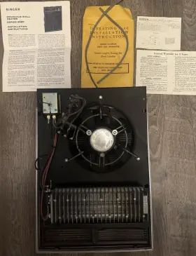 2000w Singer Wa-20 240v Down-flo Wall Heater 6830btu 65cfm Automatic Series 5990