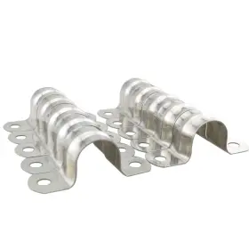 Usrpsc-m20-s10 Sjzbin 10pcs M20 U-shaped Bracket Stainless Steel Rigid Pipe Strap Clamp Silver Tube
