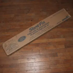 101-403-4 Slant/fin Fine/linehot Water Baseboard Heating Enclosure Only In Nu-white 30-ft