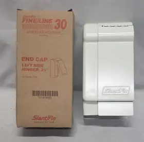 Slant/fin 445030123146 Fine/line 30 3-3/4 Inch Left-hand End Cap For Baseboard Heaters In Nu White