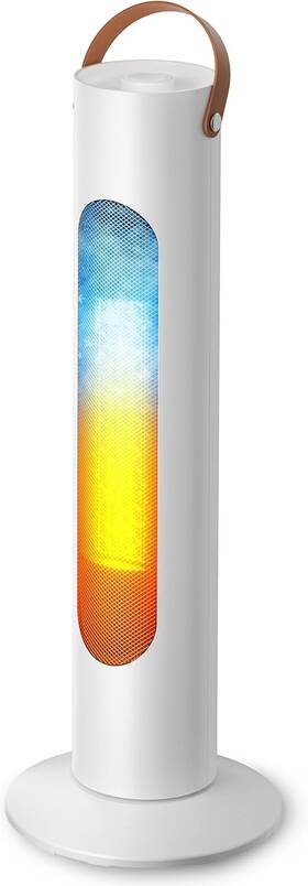 Slkdrft 744110527759 25 Inch Electric Space Heater And Fan Combo 1500w Tower With Oscillation