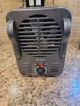 1500w Soleil Cz798 Mini Milk House Heater Adjustable Thermostat Workshop Garage