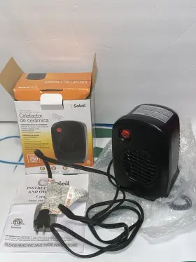Mh-01b Soleil Ceramic Heater Personal Electric 250 Watts Mh-01 Cool Touch