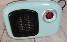 Mh-08b Soleil Electric Ceramic 250w Mini Heater - Blue. Used Desktop